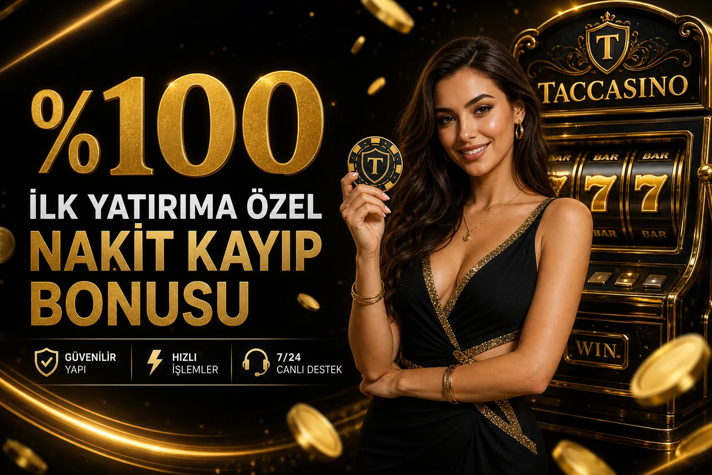 İlk Depozitə Xüsusi %100 Slot Geri Qaytarma Bonusu