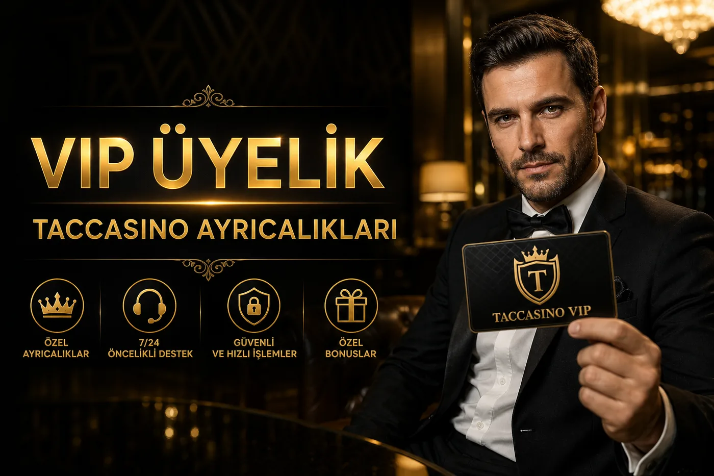 TacCasino VIP Üzvlük və İmtiyazlar