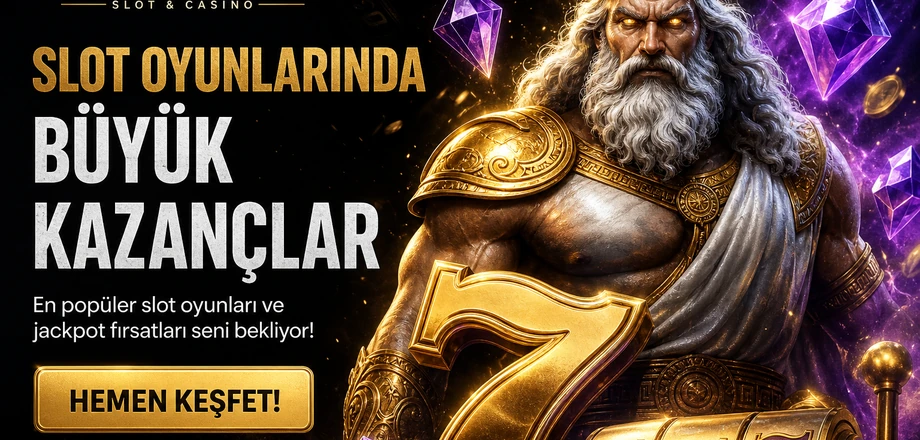 Slot oyunlarinda buyuk kazanc